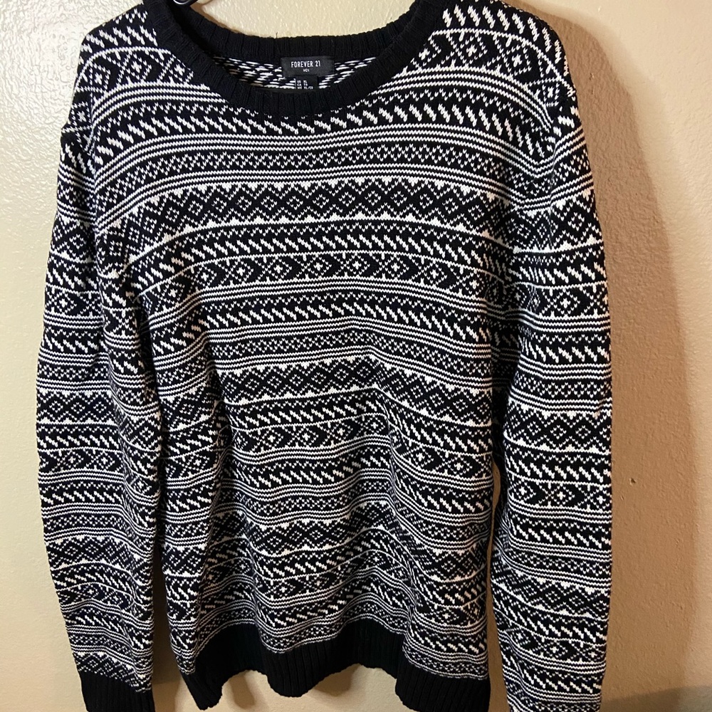 Oversized tribal inspired sweater
